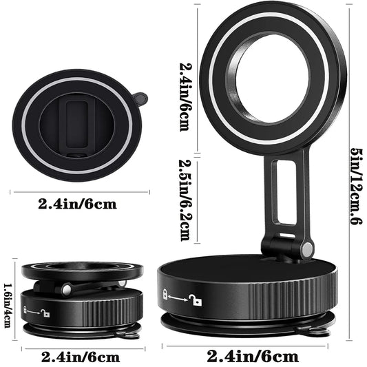 360° Magnetic Car Phone Mount (Ultra Strong Hold)